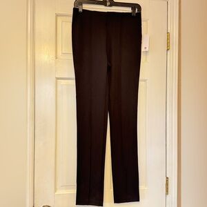 Peach Couture Black Straight Leg Pants